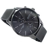 Hugo Boss Associate Grey Dial Grey Mesh Bracelet Watch for Men - 1513870