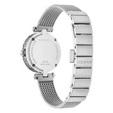 Gucci Diamantissima Quartz Diamonds Mother of Pearl Dial Silver Mesh Bracelet Watch for Women - YA141504