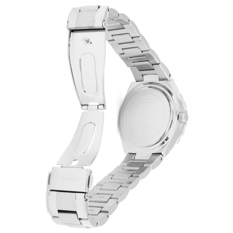 Guess Viva Quartz Silver Dial Silver Steel Strap Watch For Women - W0111l1