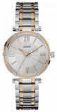 Guess W0636L1 Park Ave Women's Watch – Silver Dial & Two-Tone Steel Bracelet