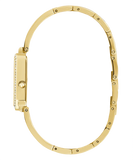 Guess Fame Crystals Gold Dial Gold Steel Strap Watch For Women - GW0644L2