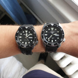 Seiko 5 Sports SRPD65K3 Automatic Men's Watch – Black Dial & Black Silicone Strap