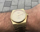 Tissot T137.407.33.021.00 PRX Powermatic 80 Men's Watch – Gold Dial & Gold Steel Strap