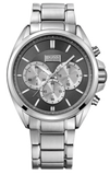 Hugo Boss 1512883 Driver Men's Watch – Black Dial & Silver Steel Strap