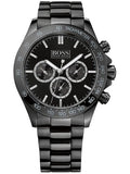 Hugo Boss 1512961 Ikon Chronograph Men's Watch – Black Dial & Black Steel Bracelet