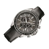Hugo Boss Contemporary Sport Driver Black Dial Black Leather Strap Watch for Men - 1513085