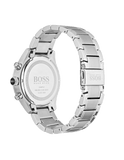 Hugo Boss Grand Prix Blue Dial Silver Steel Strap Watch for Men - 1513478
