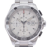 Tag Heuer Aquaracer Caliber 16 Automatic Chronograph White Dial Silver Steel Strap Watch for Men - CAY2111.BA0927