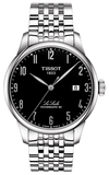 Tissot T006.407.11.052.00 Le Locle Powermatic 80 Men's Watch – Black Dial & Silver Steel Strap