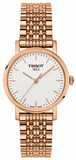 Tissot T109.210.33.031.00 T Classic Everytime Small Women’s Watch – White Dial & Rose Gold Mesh Bracelet