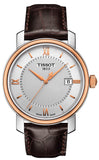 Tissot T097.410.26.038.00 T Classic Bridgeport Quartz Men's Watch – Silver Dial & Brown Leather Strap