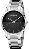 Calvin Klein K2G2G14C City Men's Watch – Black Dial & Silver Stainless Steel Strap