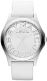 Marc Jacobs MBM1241 Henry Skeleton Quartz Women’s Watch – White Dial & White Leather Strap