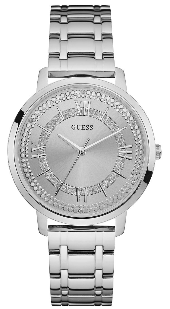 Guess Montauk Silver Dial Stainless Steel Watch For Women - W0933L1