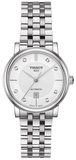 Tissot Carson Premium Automatic Lady Diamonds Silver Dial Silver Steel Strap Watch for Women - T122.207.11.036.00