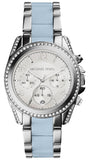 Michael Kors MK6137 Blair Quartz Women's Watch – Silver Dial & Two-Tone Steel Bracelet