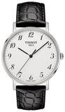 Tissot T109.410.16.032.00 Everytime Desire Medium Men’s Watch – White Dial & Black Leather Strap