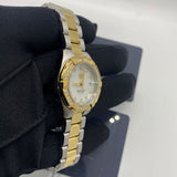 Tag Heuer Aquaracer Quartz Diamonds Mother of Pearl Dial Two Tone Steel Strap Watch for Women - WBD1423.BB0321