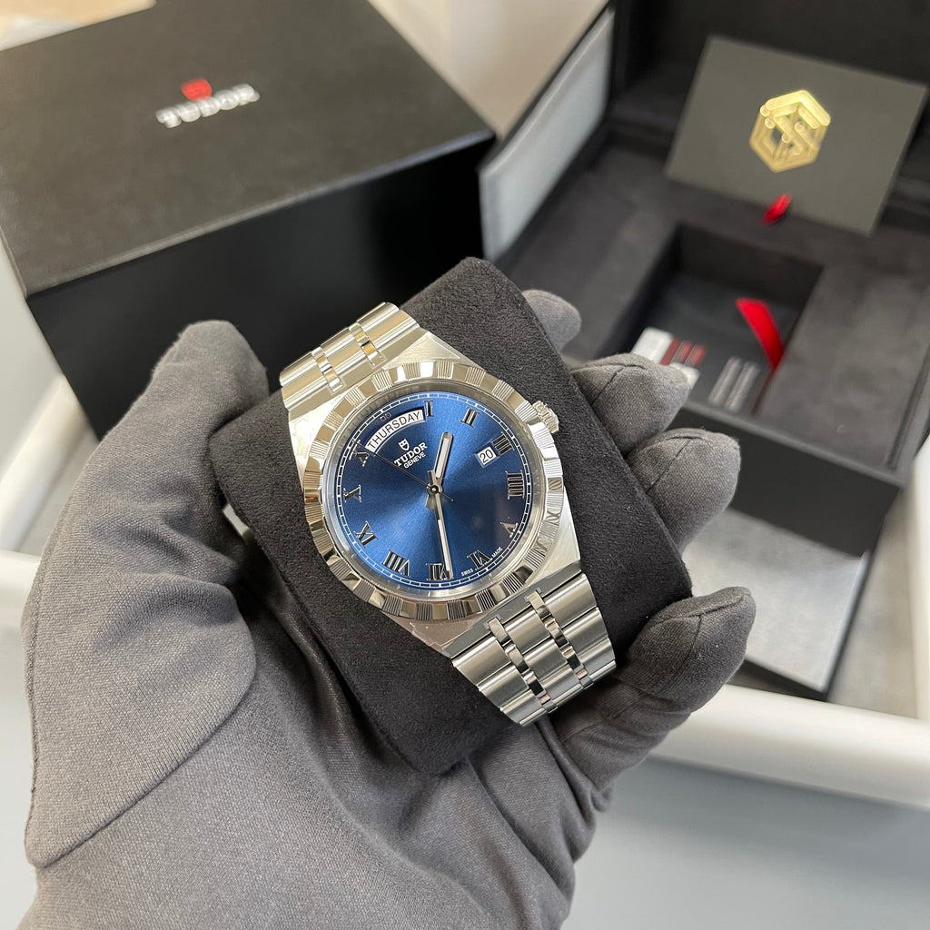 Tudor M28600-0005 Royal Automatic Men's Watch – Blue Dial & Silver Steel Strap