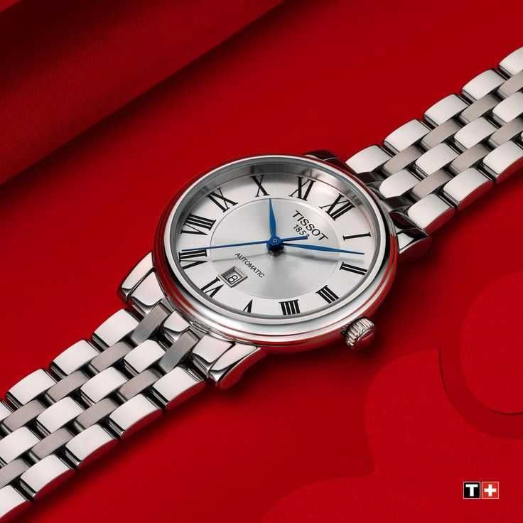 Tissot Carson Premium Lady Silver Dial Silver Steel Strap Watch For Women - T122.210.11.033.00