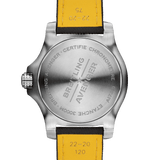 Breitling Avenger Automatic 45 Seawolf Yellow Dial Black Nylon Strap Watch for Men - A17319101I1X1