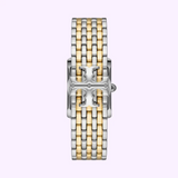 Tory Burch Eleanor White Dial Two Tone Steel Strap Watch for Women - TBW1070