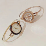 Tory Burch Riva Rose Gold Dial Rose Gold Steel Strap Watch for Women - TBW4037