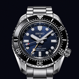 Seiko Prospex Diver Scuba Automatic Blue Dial Silver Steel Strap Watch for Men - SBEJ021