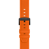 Tissot T Race Chronograph Black Dial Orange Rubber Strap Watch for Men - T141.417.37.051.02