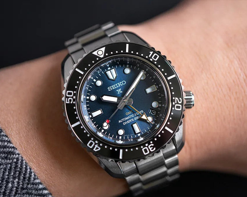 Seiko SBEJ021 Prospex Diver Scuba Automatic Men's Watch – Blue Dial & Silver Steel Strap