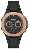 Hugo Boss 1514089 Taper Chronograph Men's Watch – Black Dial & Black Leather Strap