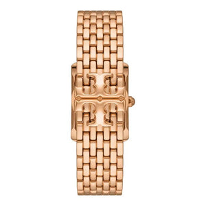 Tory Burch Eleanor Mother of Pearl White Dial Rose Gold Steel Strap Watch for Women - TBW1079