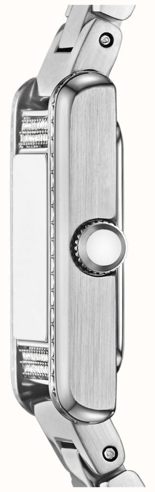 Emporio Armani Genni Analog Mother of Pearl Dial Silver Steel Strap Watch for Women - AR11662