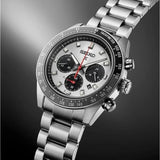 Seiko Prospex Speedtimer Solar Chronograph Silver Dial Silver Steel Strap Watch for Men - SSC911