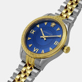 Versace Hellenyium Quartz Blue Dial Two Tone Steel Strap Watch for Women - VE2S00522