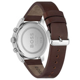 Hugo Boss 1514002 Trace Chronograph Men's Watch – Blue Dial & Brown Leather Strap
