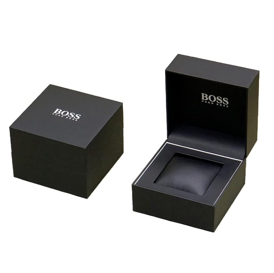 Hugo Boss 1514003 Trace Chronograph Men's Watch – Black Dial & Black Leather Strap