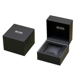 Hugo Boss 1514003 Trace Chronograph Men's Watch – Black Dial & Black Leather Strap