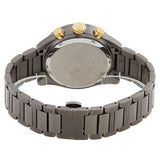 Versace Greca Dome Chronograph Black Dial Grey Steel Strap Watch for Men - VE6K00623