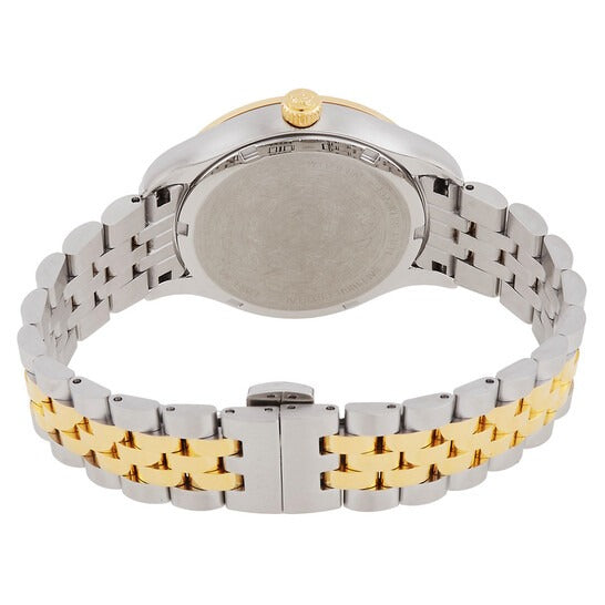 Versace Hellenyium Quartz Blue Dial Two Tone Steel Strap Watch for Women - VE2S00522