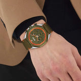 Hugo Boss 1514018 Cloud Chronograph Men's Watch – Olive Green Dial & Green Leather Strap