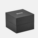 Hugo Boss 1514049 Gregor Chronograph Men's Watch – Black Dial & Black Leather Strap