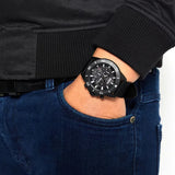 Hugo Boss 1513918 Admiral Chronograph Men's Watch – Black Dial & Black Nylon Strap