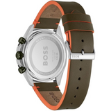 Hugo Boss 1514018 Cloud Chronograph Men's Watch – Olive Green Dial & Green Leather Strap