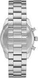 Emporio Armani Racer Chronograph Green Dial Silver Steel Strap Watch for Men - AR11637