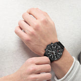 Hugo Boss 1513918 Admiral Chronograph Men's Watch – Black Dial & Black Nylon Strap