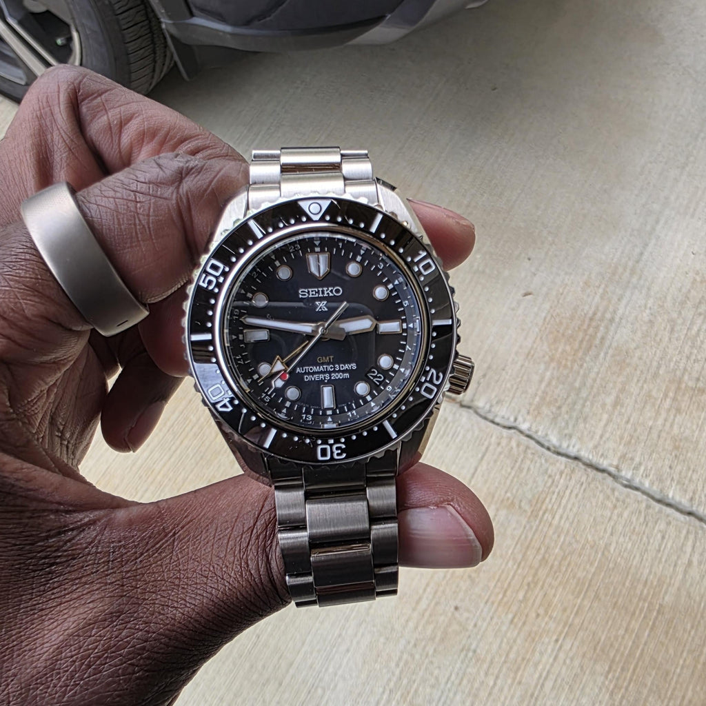 Seiko Prospex Diver Scuba Automatic Blue Dial Silver Steel Strap Watch for Men - SBEJ021