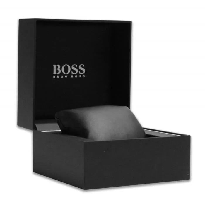 Hugo Boss 1513777 Integrity Chronograph Men's Watch – Black Dial & Black Leather Strap