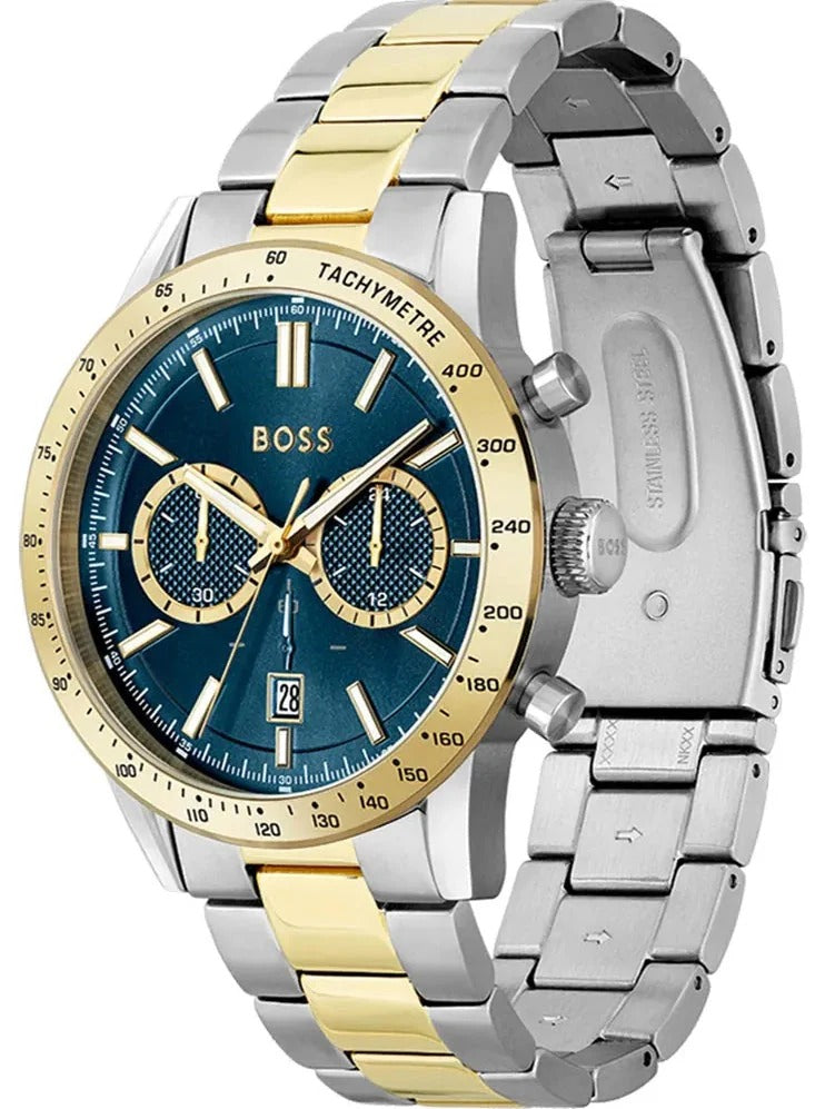 Hugo Boss 1514163 Allure Chronograph Men's Watch – Blue Dial & Two-Tone Steel Bracelet