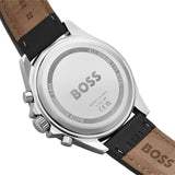 Hugo Boss 1514055 Troper Chronograph Men's Watch – Black Dial & Black Leather Strap